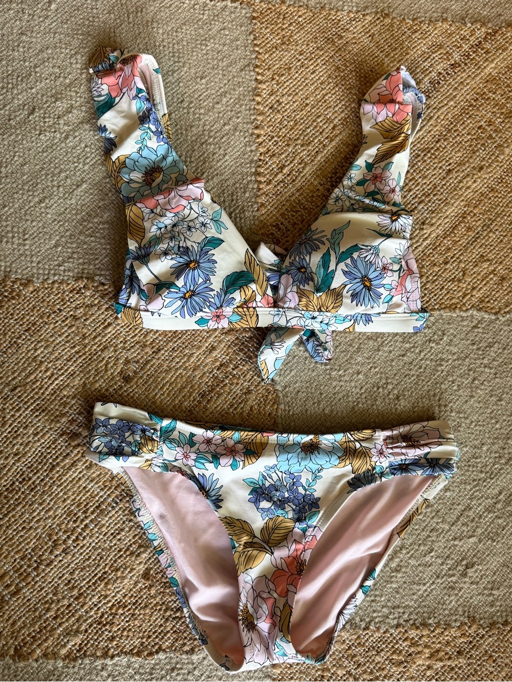 Turquoise Halter Bikini Set - Picture 3 of 6